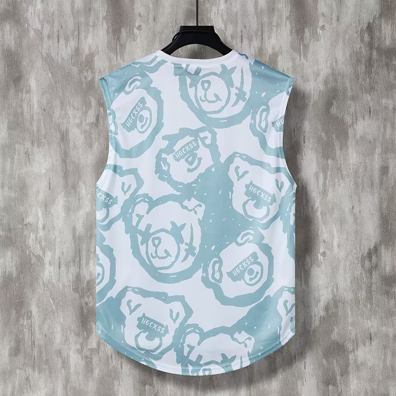 Set Đồ Thể Thao Gồm Áo Sát Nách Cổ Tròn Và Quần Short Thời Trang Mùa Hè Cho Nam Giới