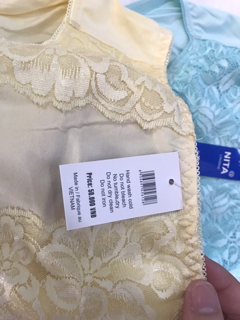 10 Quần lót bigsize cotton phối ren