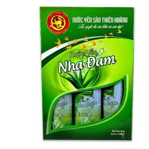 COMBO 1 thùng 6 lốc nước yến Thiên Hoàng lon (36 lon)