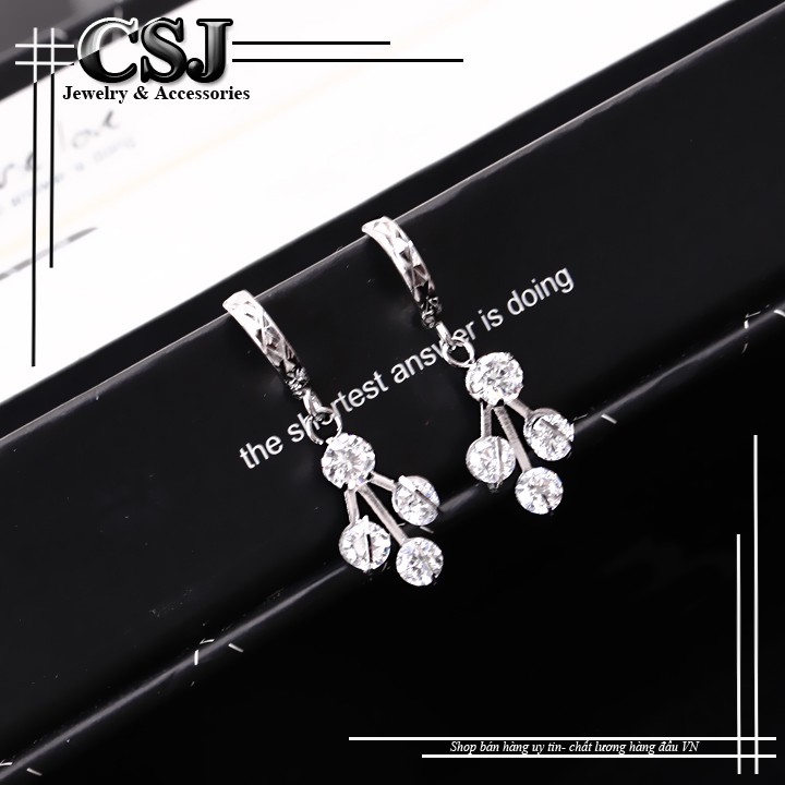 Hoa tai inox xinh xắn