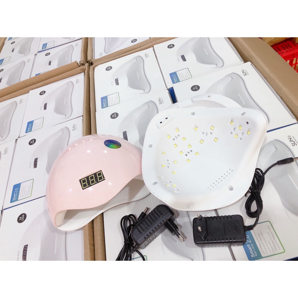 Máy hơ gel Sun5 công suất 48w nguồn 24v có sạc adaptor
