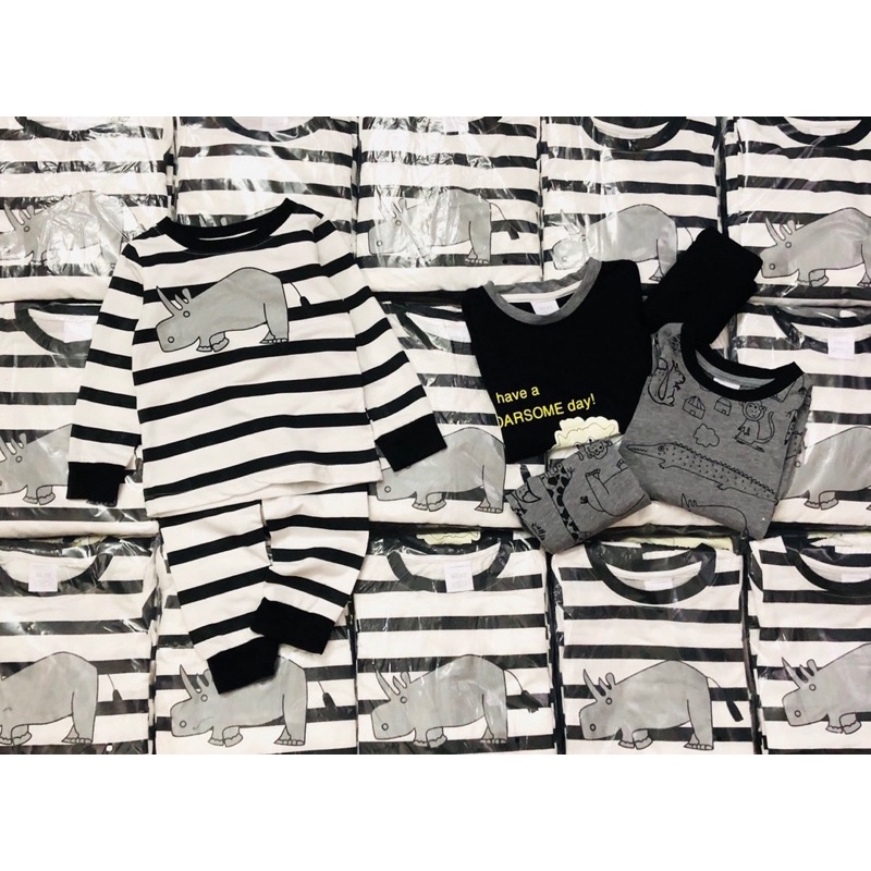 Set 3 bộ cotton dài tay Zoo N.E.X.T bé trai 11-23kg
