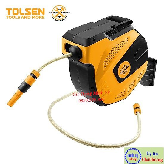 57261 bộ RULÔ cuộn ống nước tự động 1/2&quot;×15m dây tolsen