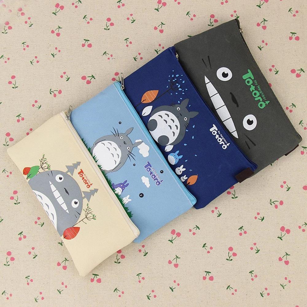 Túi Đựng Bút In Hoạt Hình Totoro Dễ Thương