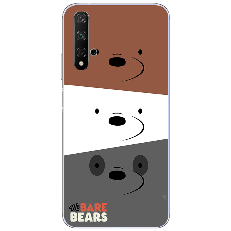 Ốp Điện Thoại Silicon Họa Tiết We Bare Bears Dễ Thương Cho Itel S11 S15 S31 S32 S33 S36 Pro