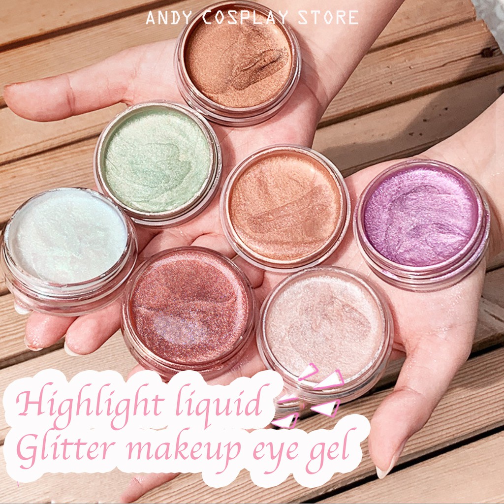 [CÓ SẴN] Highlight liquid nhũ dạng lỏng/ Glitter makeup gel
