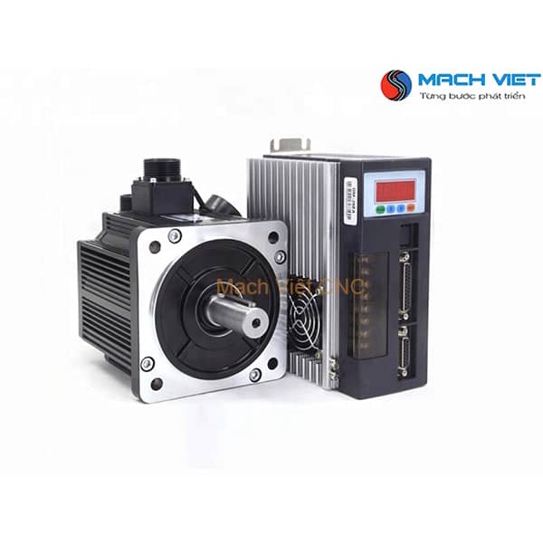 Động cơ AC Servo 1kw đến 2.6kw Mặt Bích 130 kèm Cáp (hỗ trợ kỹ thuật )