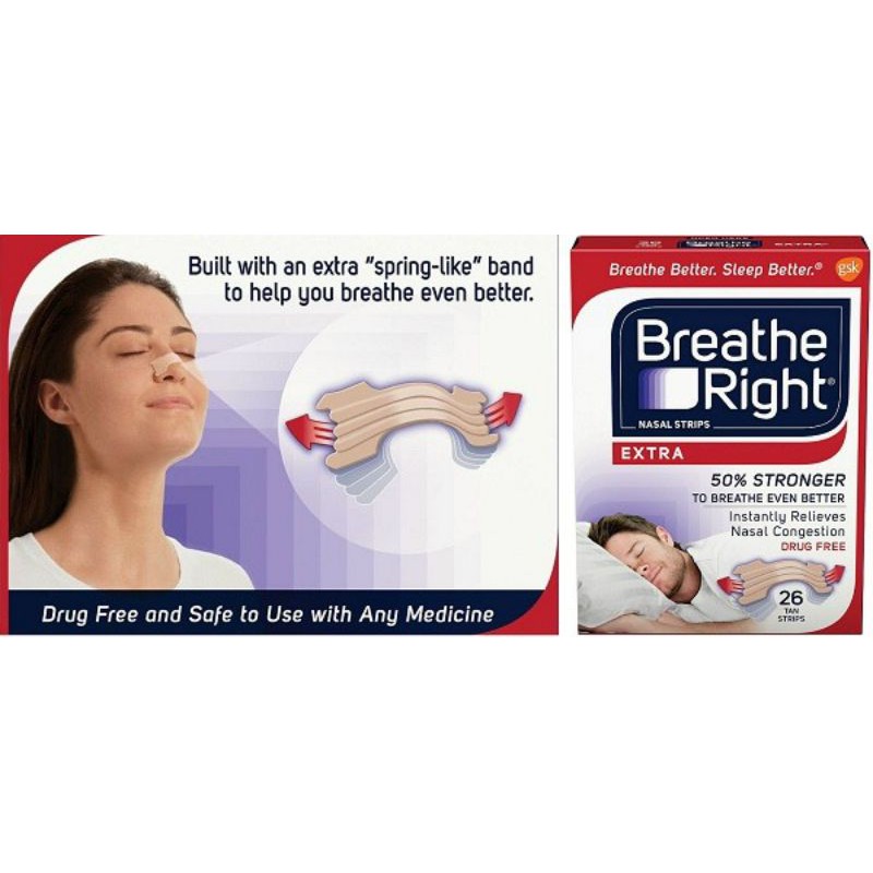 Miếng dán thông mũi, chống ngáy Breathe Right