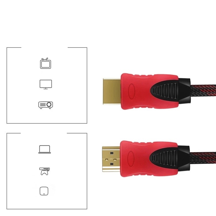 Cáp Kết Nối HDMI, Thiết Bị Kết Nối HDMI Kết Máy Tính Với Ti Vi, Chất Lượng Siêu Đỉnh.