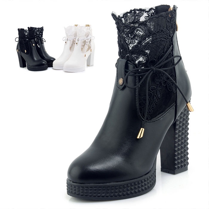 Giày Boot Chống Thấm Nước Kiểu Dáng Mới Thời Trang Xuân Thu Cho Nữ Size 33-43