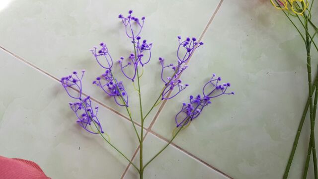 Hoa Starry nhựa