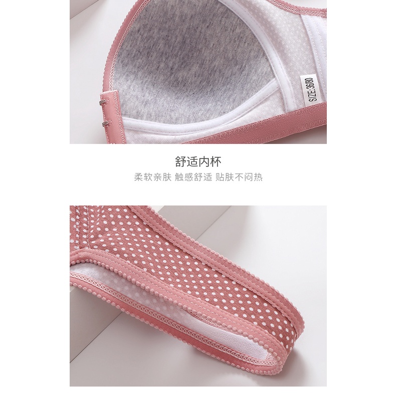 Áo Lót corset Có Nút Phía Trước Mỏng in Họa Tiết Cho Phụ Nữ Lớn Tuổi