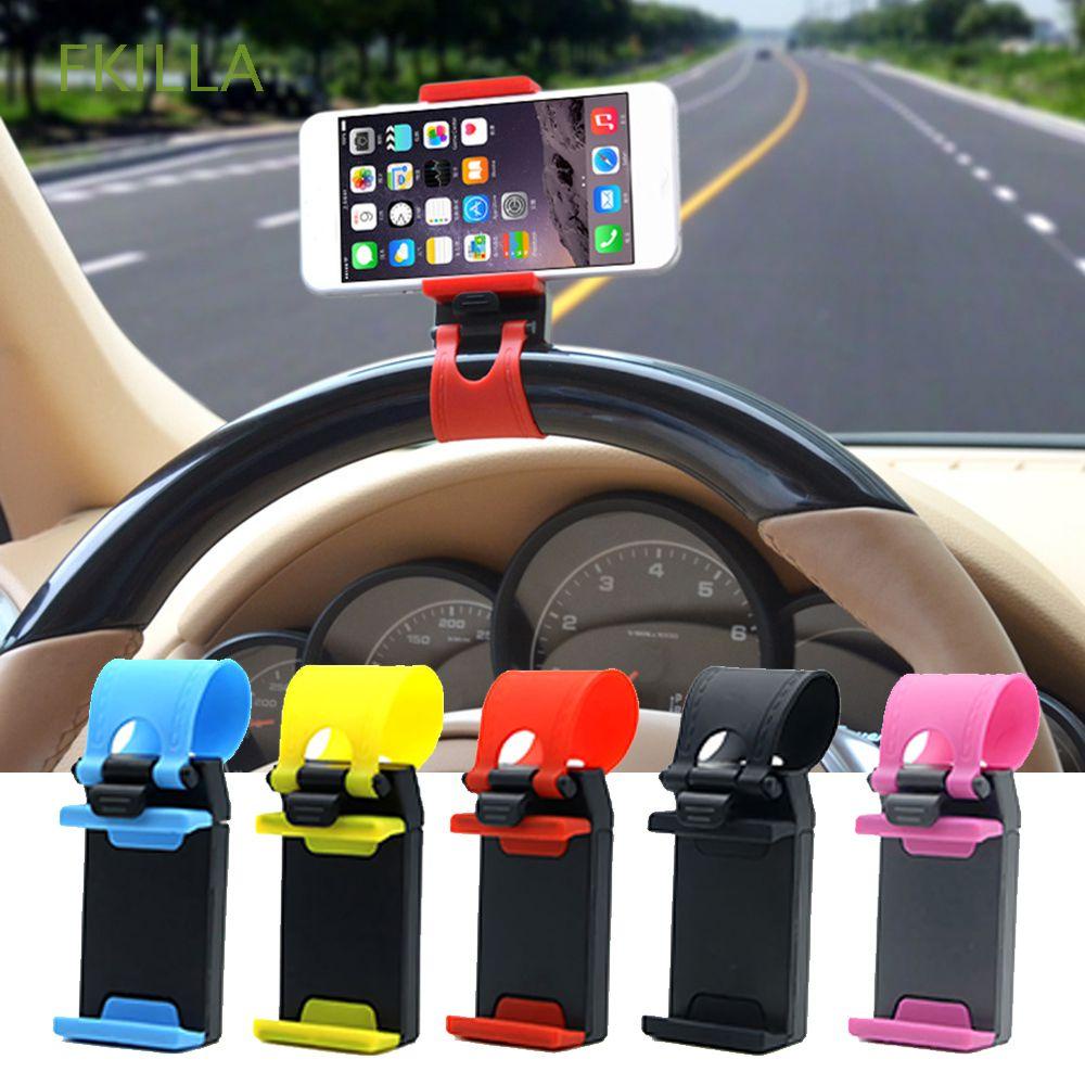 Giá Đỡ Điện Thoại/GPS Gắn Vô Lăng Xe Hơi Thông Dụng Đa Năng