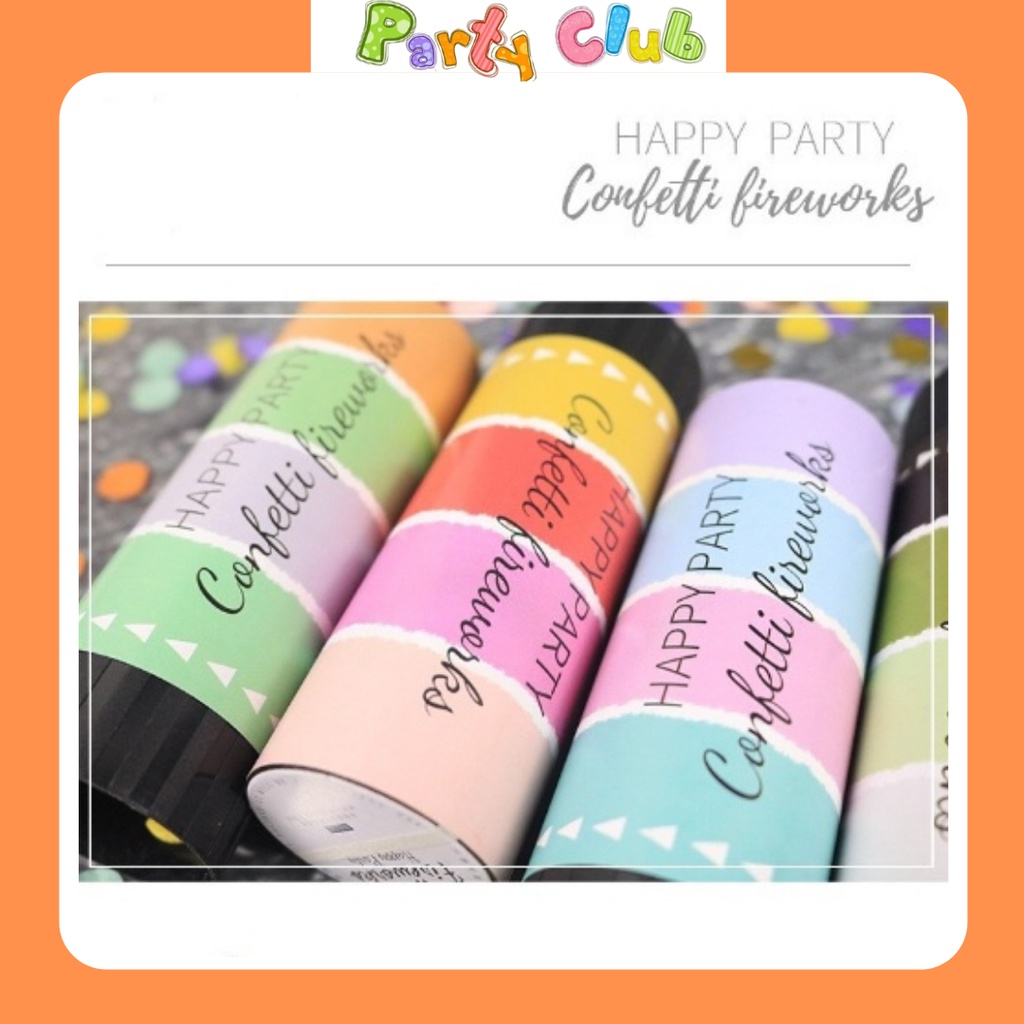 Phụt giấy Confetti phụ kiện sinh nhật,tiệc cưới,party