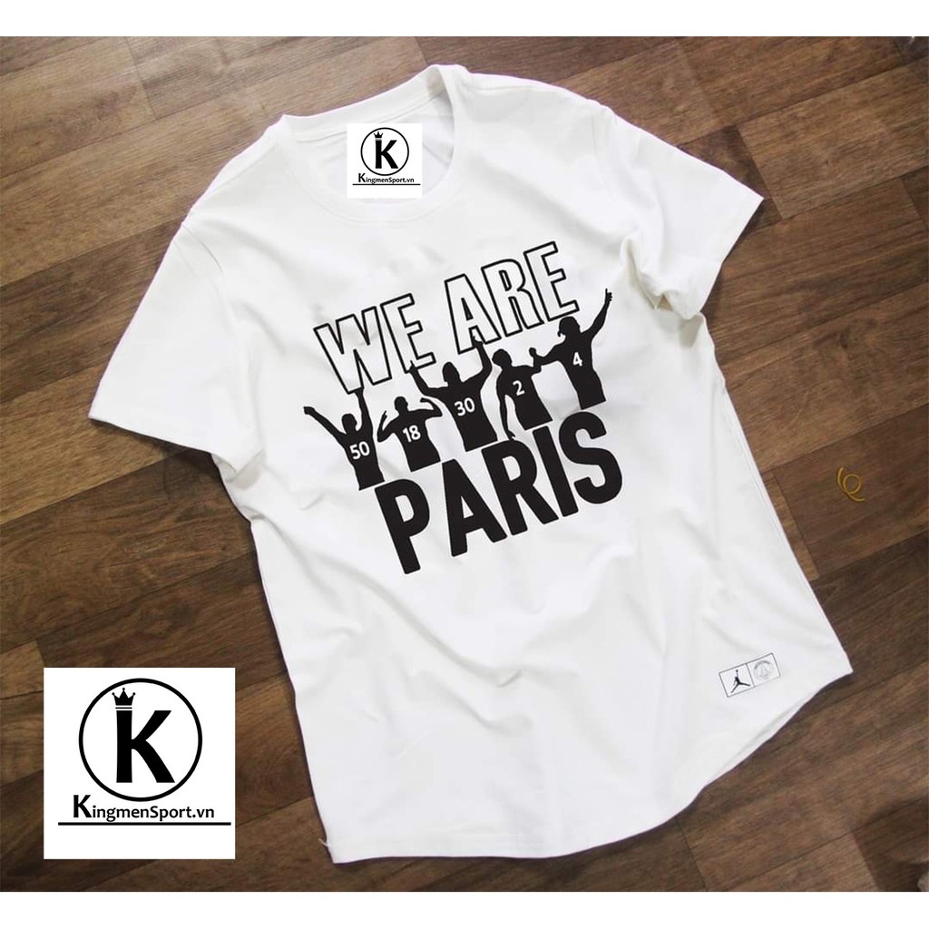 [Mã SKAMLTSM9 giảm 10% đơn 99K] Áo thun Messi WE ARE PARIS