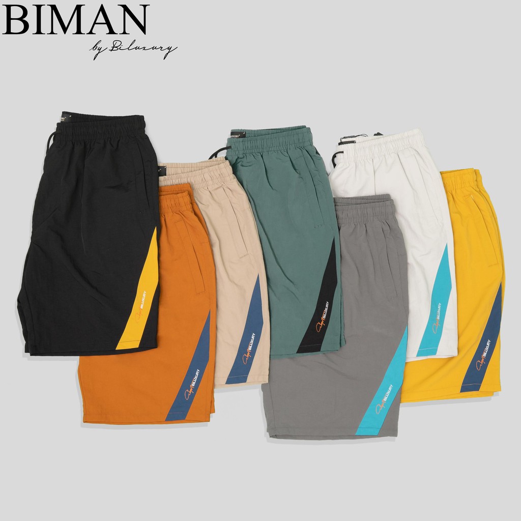 BIMAN Quần Short Gió Thể Thao Nhiều Màu - 015