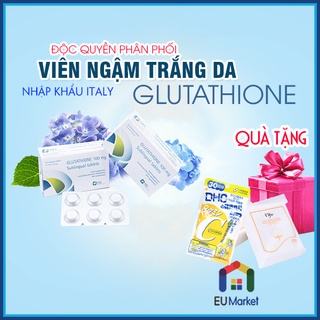 [COMBO 3 HỘP ] Viên ngậm trắng da Glutathione 100mg nhập khẩu Italy, viên trắng da toàn thân