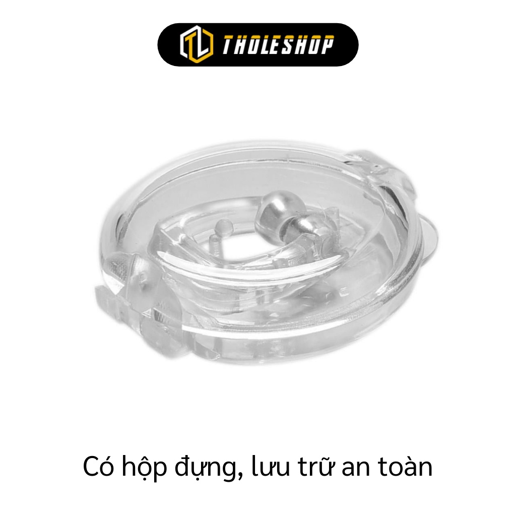 Dụng Cụ Giảm Tiếng Ngáy - Kẹp Mũi Silicon Noseclip, Silicon Từ Tính Chống Ngáy Khi Ngủ 3473