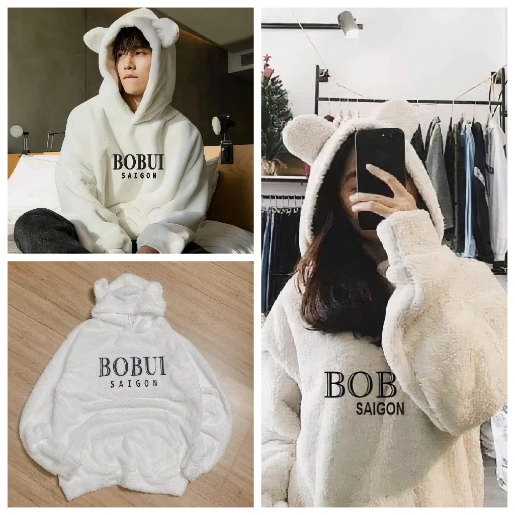 Áo khoác lông nữ BOBUI Áo khoác thu đông dễ thương cá tính Ulzzang - GEN_ZOO