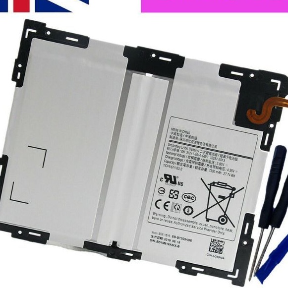 Pin Samsung Galaxy Tab A 10.5&quot; Tab A2 10.5&quot; T595 T590 EB-BT595ABE (7300mAh) bảo hành 6 tháng.