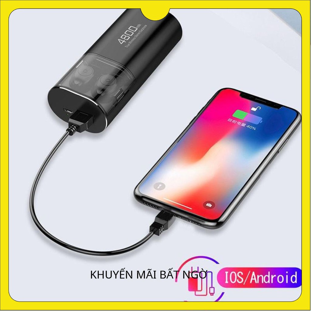 Tai nghe Bluetooth Không Dây Nhét Tai Kiêm Sạc Dự Phòng Amoi S11 TWS Nâng Cấp Hơn i7, i9, i12, F9, F9 Pro Osara_shop | BigBuy360 - bigbuy360.vn