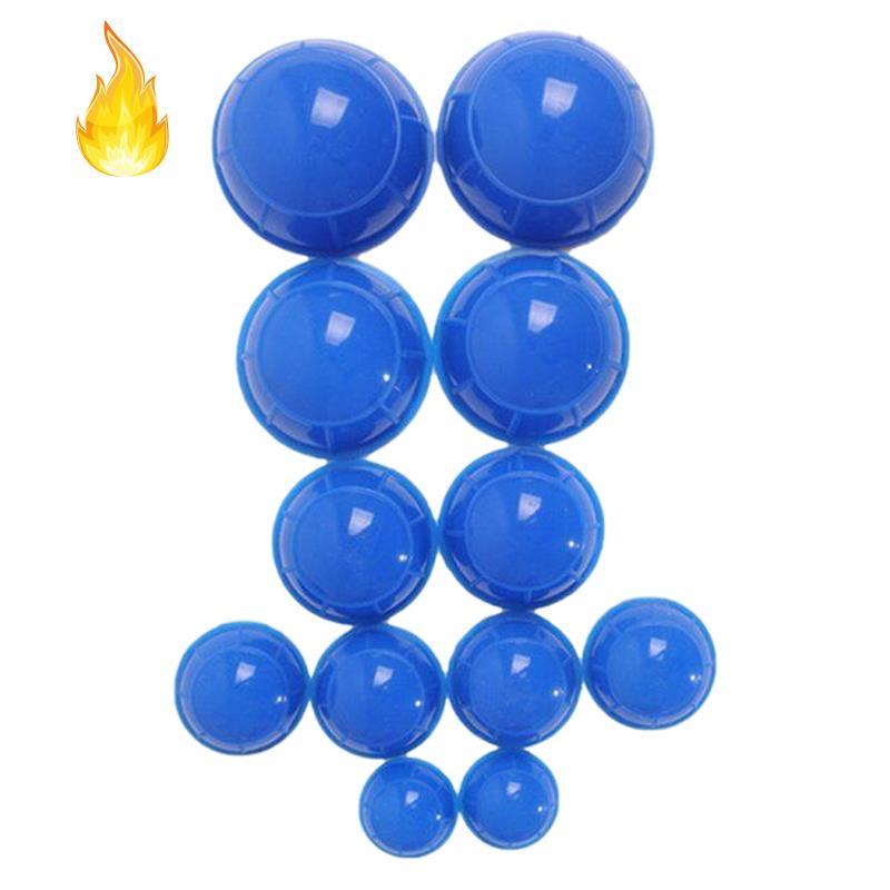 Bộ 12 Cốc Giác Hơi Silicone Màu Xanh Dương