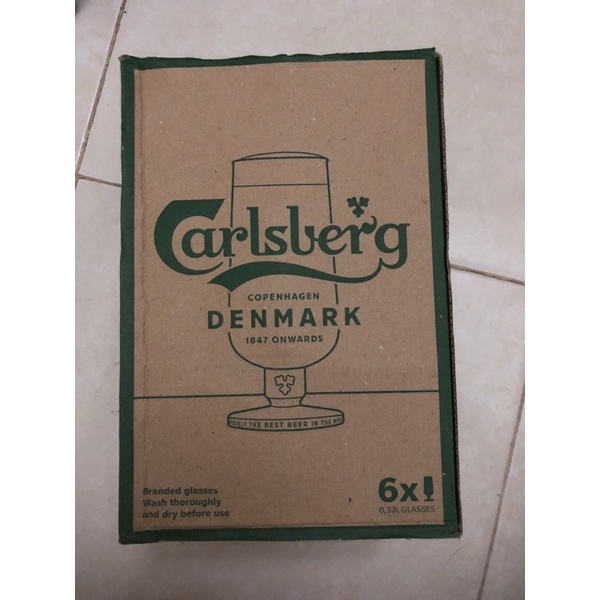 Bộ 6 ly Carlsberg Pháp 330ml