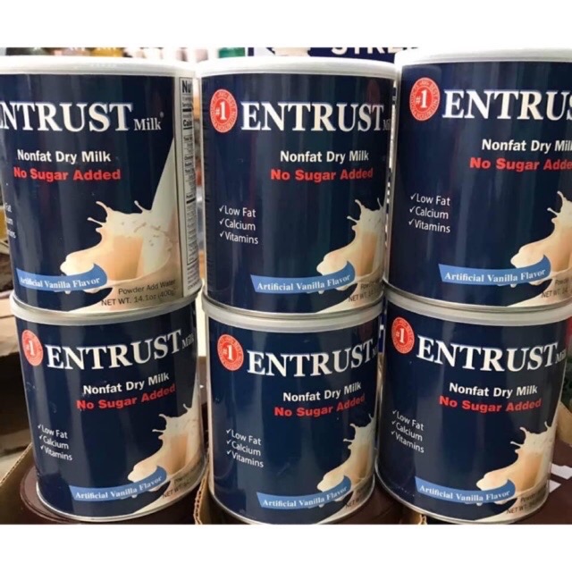 Sữa bột Entrust Milk 400g mỹ