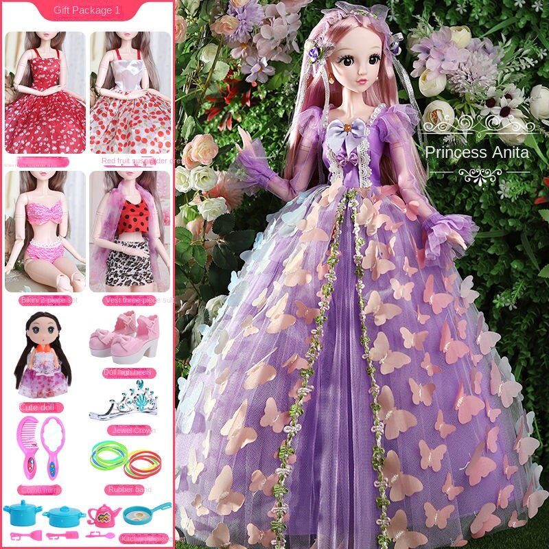 Búp Bê Công Chúa Barbie 60cm Xinh Xắn Cho Bé Gái