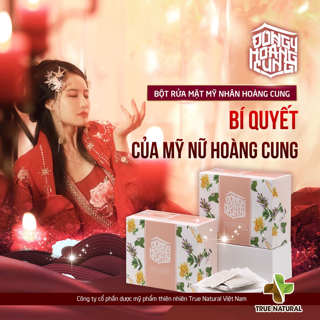 Bột Rửa Mặt Đông Y Hoàng Cung TRUE NATURAL Làm Sạch Da Loại Bỏ Bụi Bẩn Loại Bỏ Tế Bào Chết | BigBuy360 - bigbuy360.vn