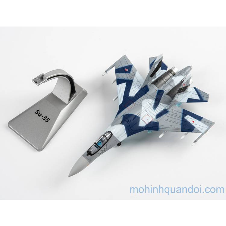 Mô hình máy bay Su-35 nhỏ Hợp kim Dài 15cm