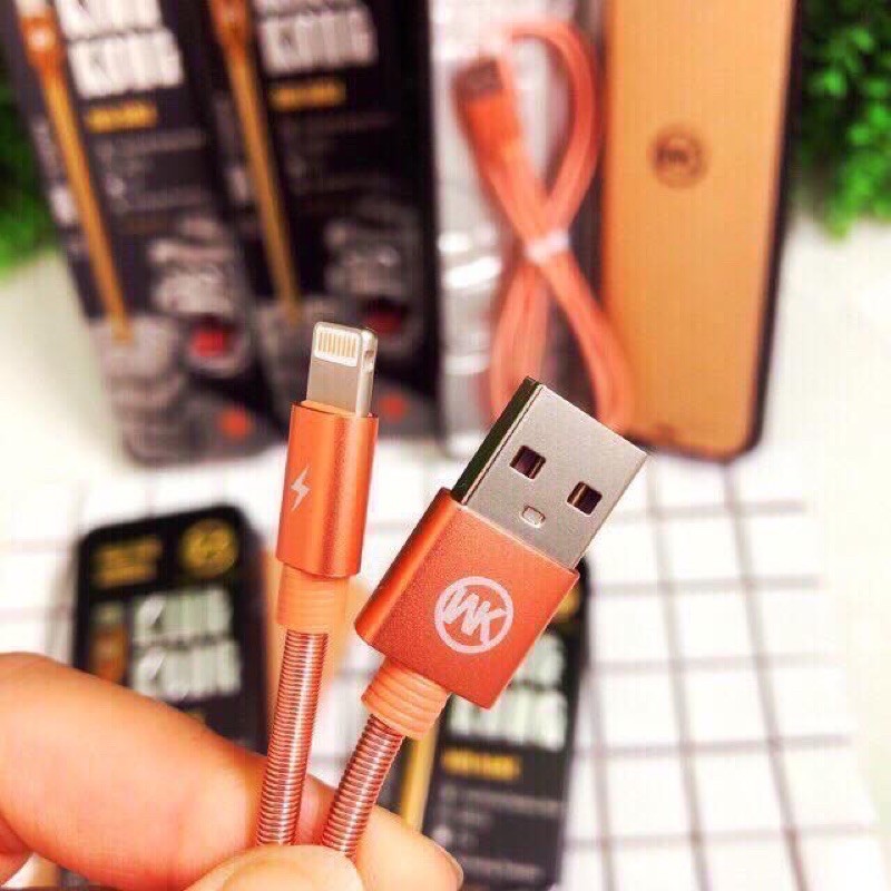 Cáp sạc nhanh thương hiệu kingkong dây thép cực bền