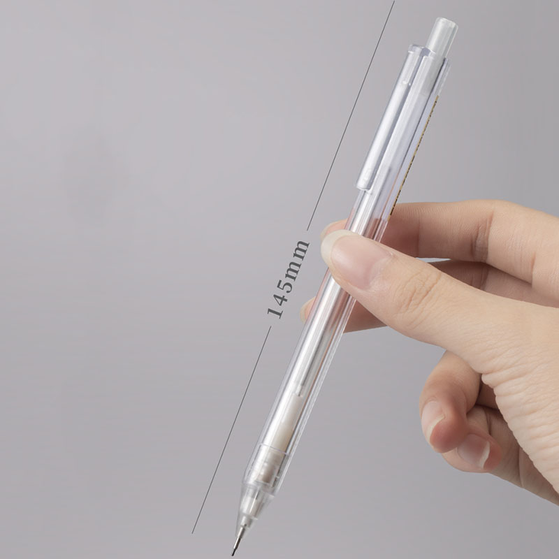 Bút chì bấm trong mờ 0.5mm tiện dụng