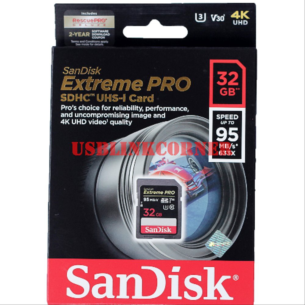 Thẻ Nhớ Sandisk Sdhc 32gb Extreme Pro Up To 95mbs Bản Giới Hạn