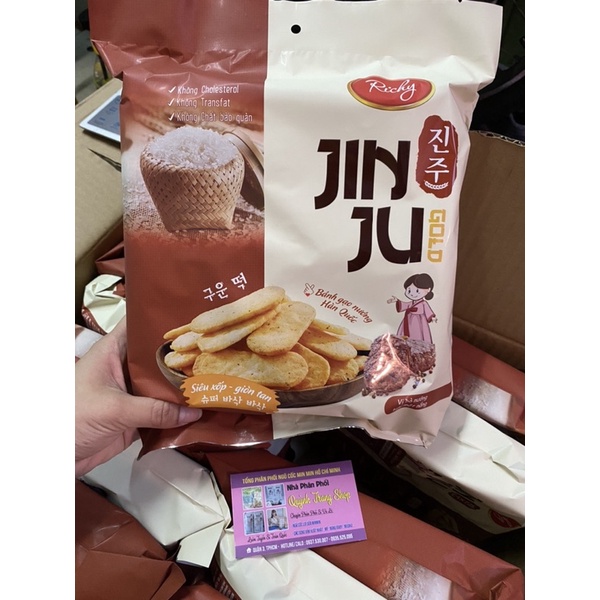 BÁNH GẠO JINNIJU VỊ BÒ NƯỚNG THƯỢNG HÀNG SIÊU NGON ( hãng ricky ...