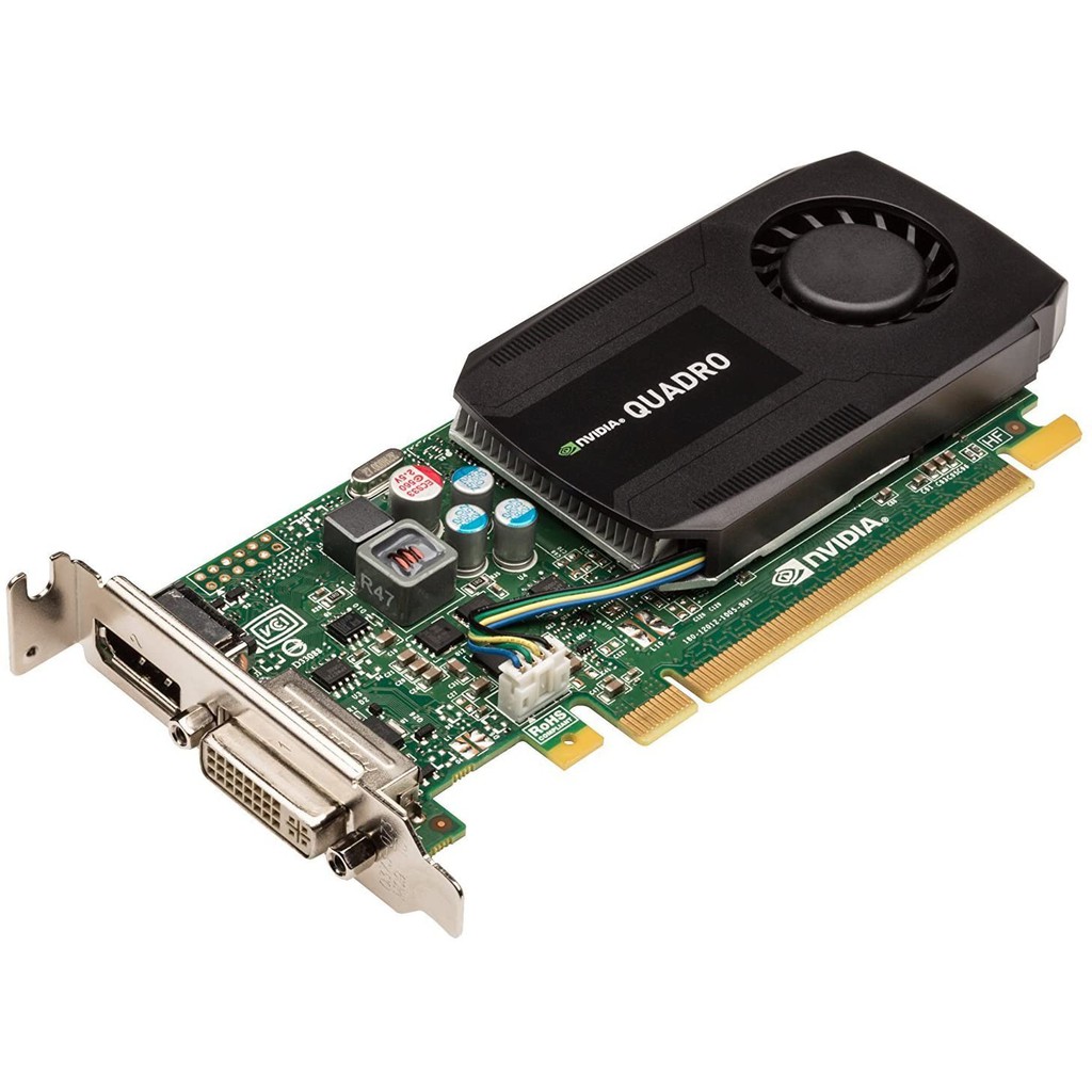 Card màn hình 4K 60Hz - NVIDIA Quadro 600 K600 K620 K1200 1-4GB Graphics Card (0B47394)