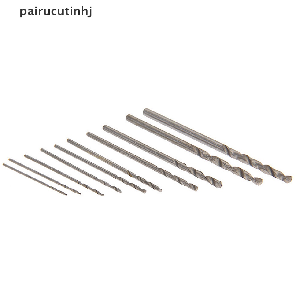 Bộ Máy Khoan Cầm Tay mini Bằng Nhôm Kèm 10 Mũi Khoan Xoắn