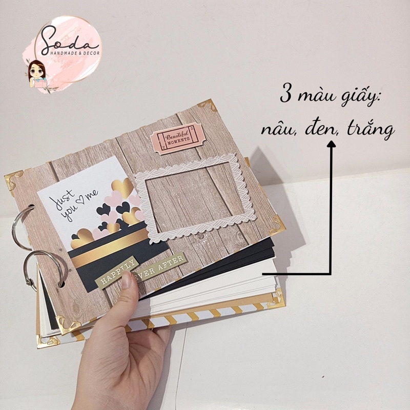 Album ảnh/ Album ruột trơn/Mini Scrapbook/Nhật ký ảnh