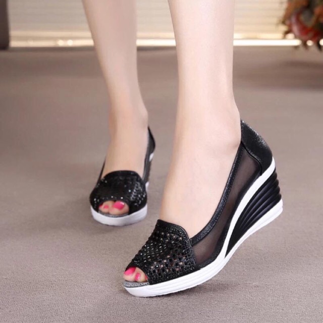 Giày xuồng hở mũi size 36,37,38,39,40,41 mh002