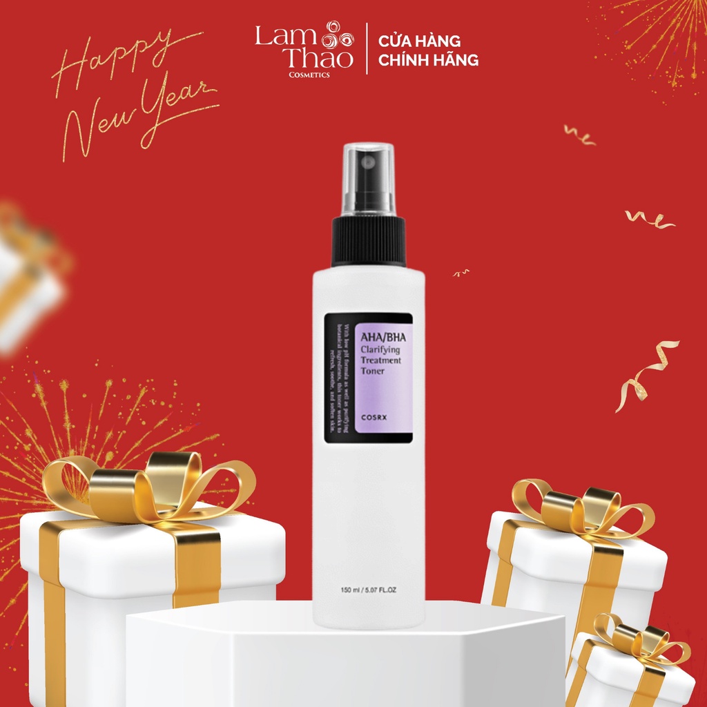 Nước Hoa Hồng Tẩy Da Chết Cosrx AHA BHA Clarifying Treatment Toner