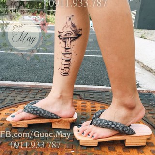 Geta Guốc Gỗ Quai Đỏ (còn nhiều màu)