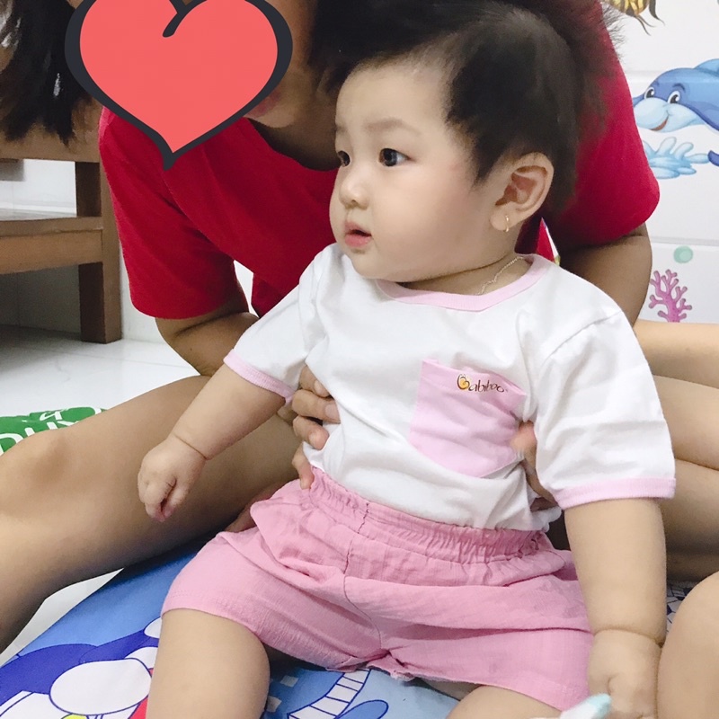 ÁO THUN CỔ TRÒN NGẮN TAY CHO BÉ - VẢI COTTON CO GIÃN 4 CHIỀU