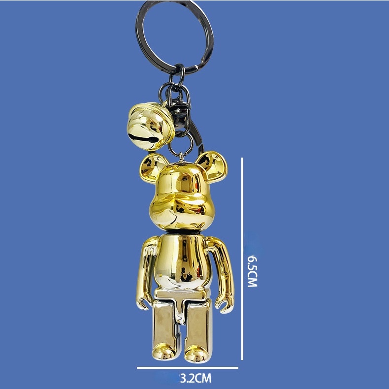 Móc khóa hình gấu hoạt hình sáng tạo dễ thương
