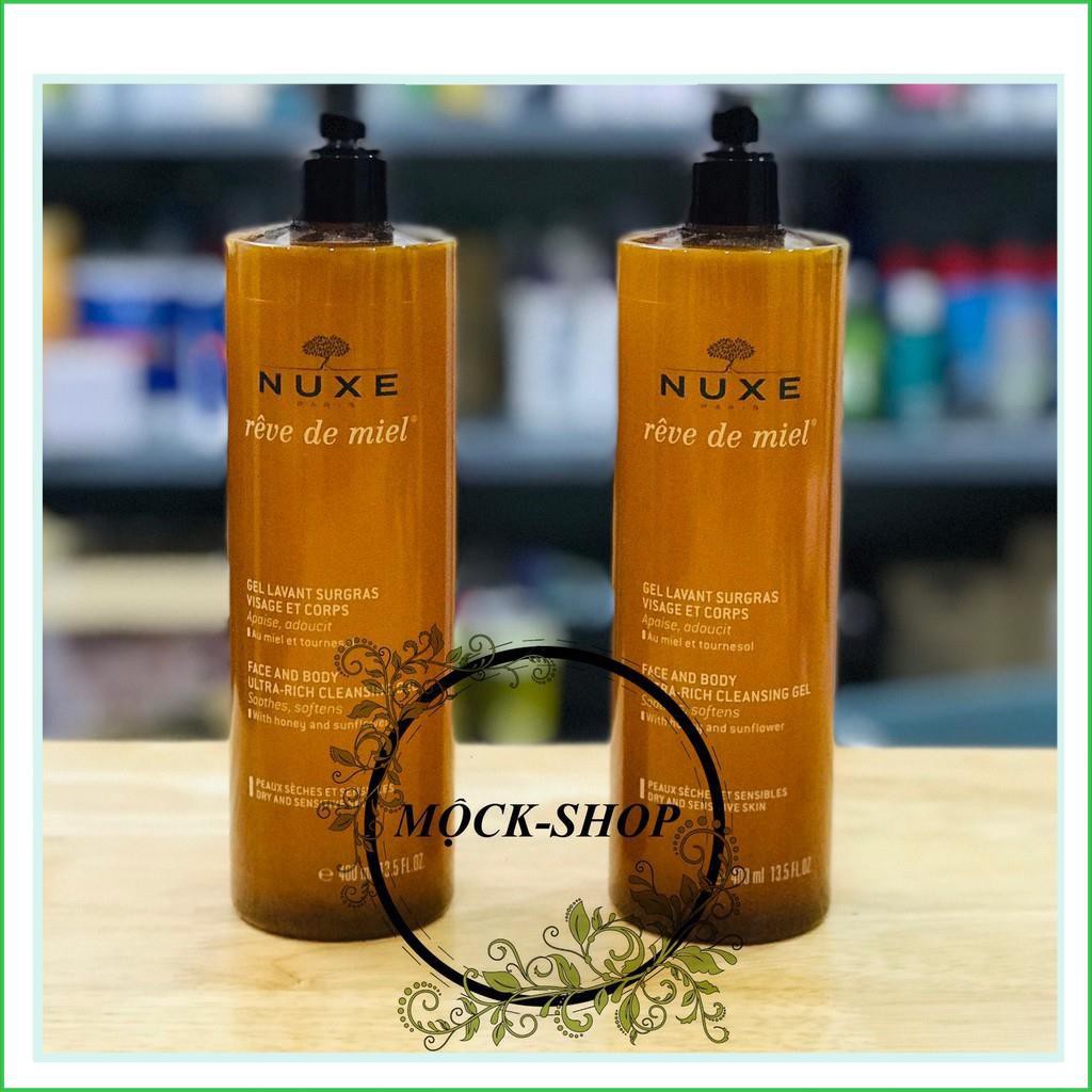 Sữa rửa mặt Nuxe Mật ong hàng Pháp 400ml