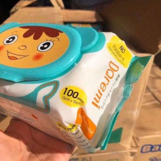 KHĂN ƯỚT DOREMI HÌNH THÚ GÓI SIÊU TO KHỔNG LỒ.