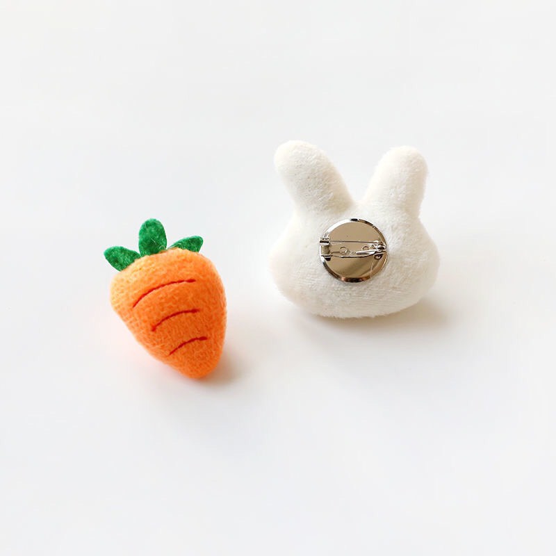 Ghim cài túi,balo thiết kế hình động vật hoạt hình nhồi bông nhỏ nhắn dễ thương phong cách Nhật Bản