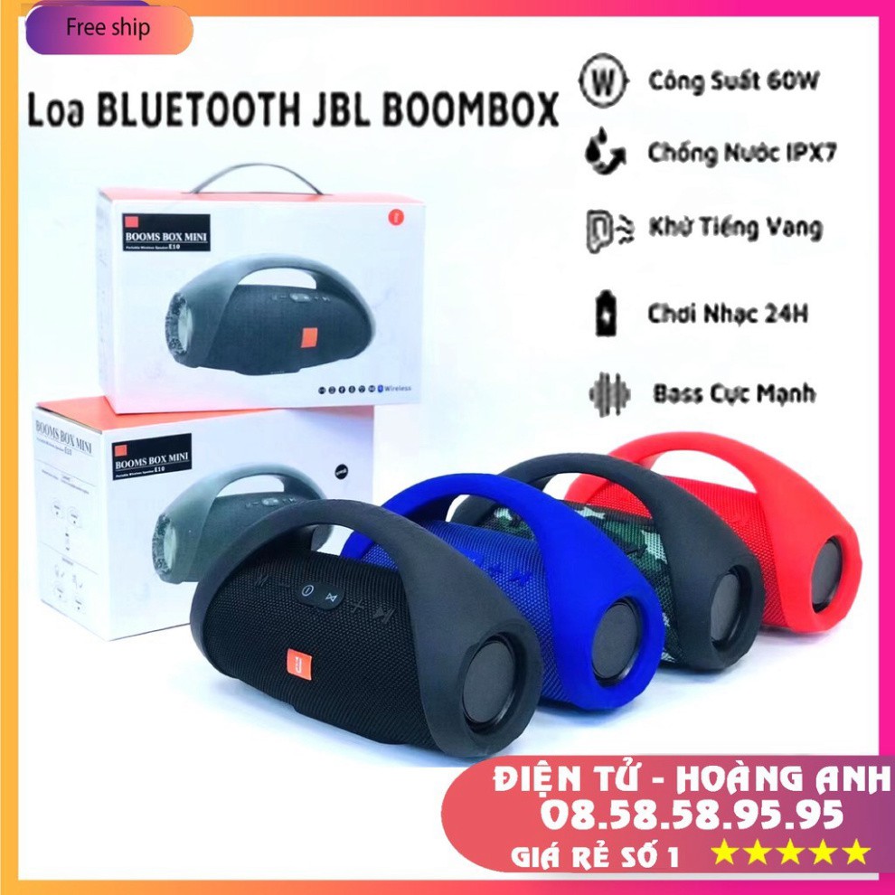Loa bluetooth BOOMBOX công suất 30W bass căng,loa nghe nhạc bluetooth xách tay, cao cấp, chống nước