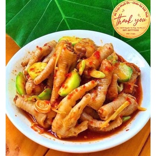 Chân gà sốt thái - chân gà sả tắc -có sẵn giao liền quận 7.