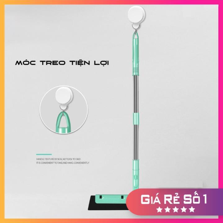 Chổi lau kính, gạt nước cán dài 95cm có thể tháo khúc cây chùi kính xoay phù hợp với các góc lau chùi khô ướt khác nhau