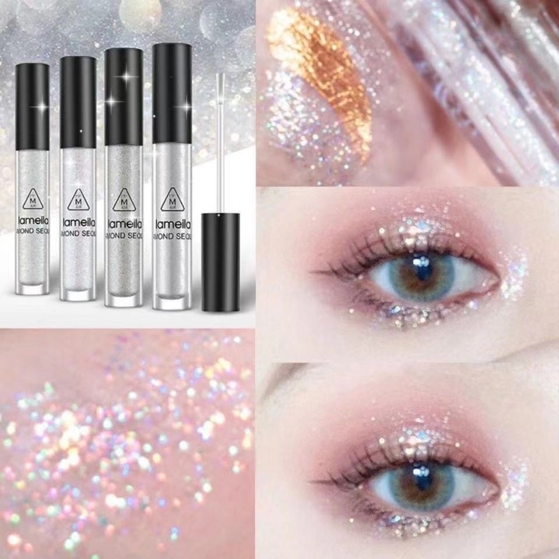 Gel nhũ mắt kim tuyến lấp lánh trang điểm Diamond Lameila